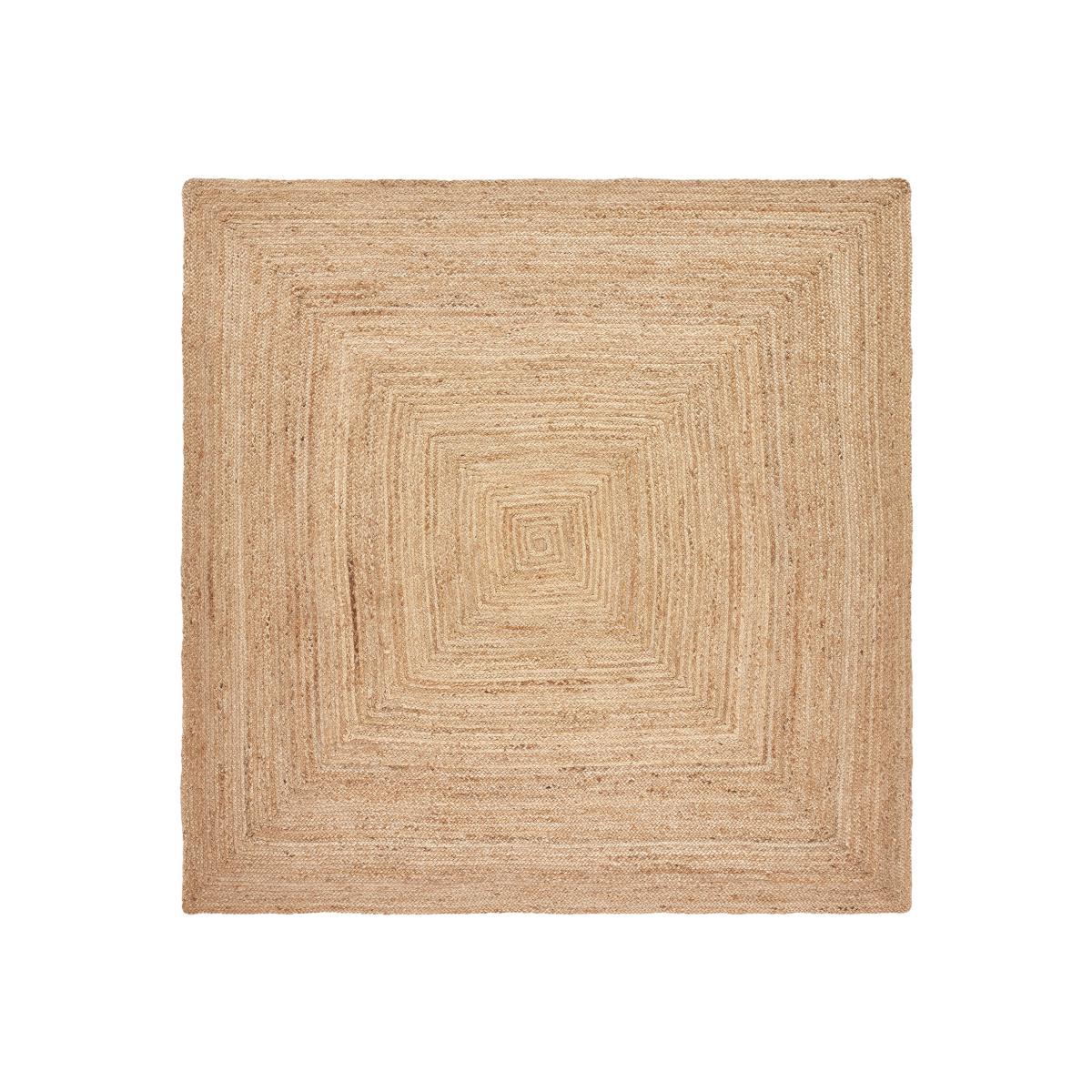 Hempy Square Jute Rug – image 1