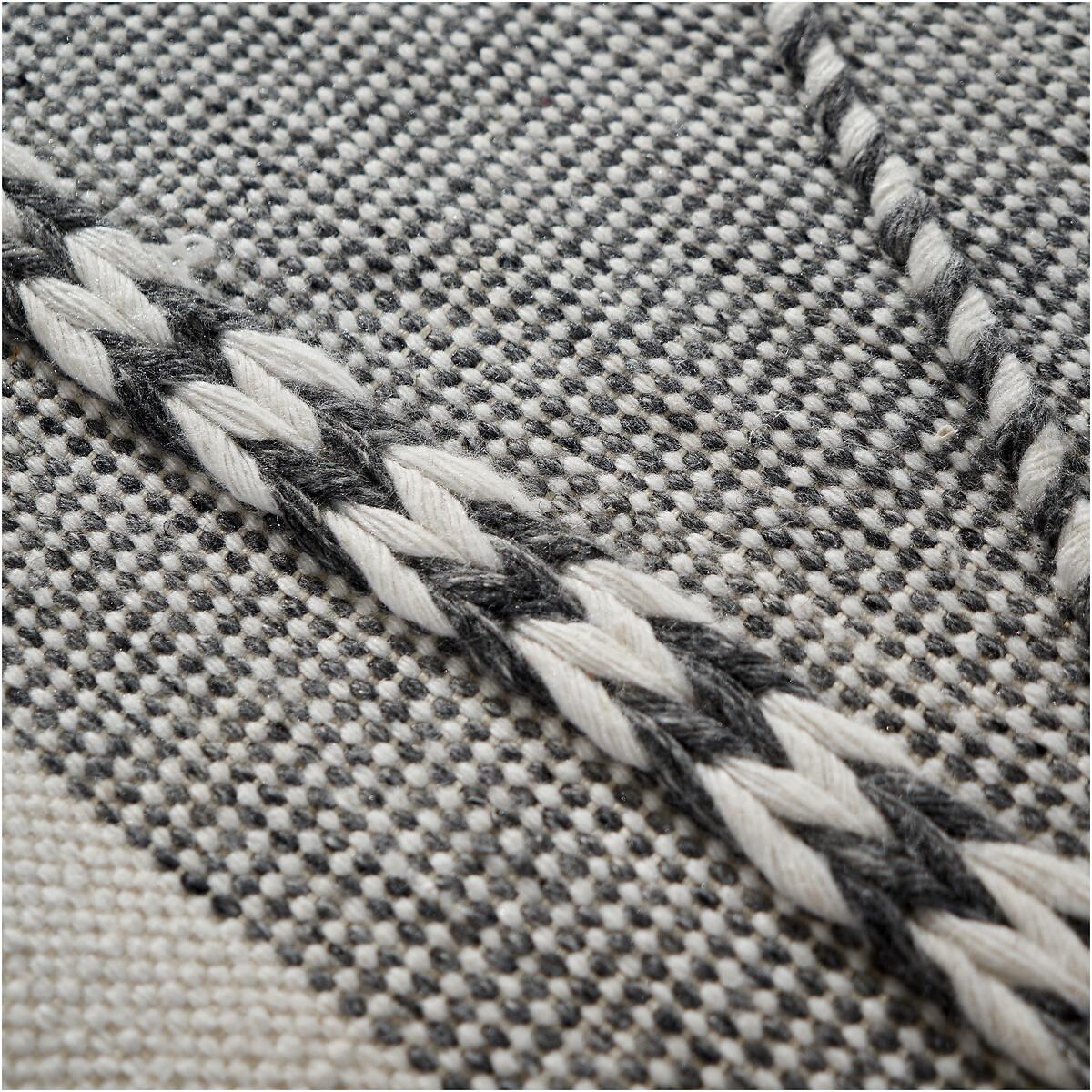 Plaited Stripe Design Indoor/Outdoor Rug – image 3