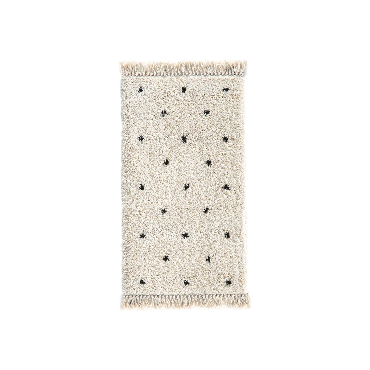 The Ava Berber-Style Spotted Bedside Rug – image 1