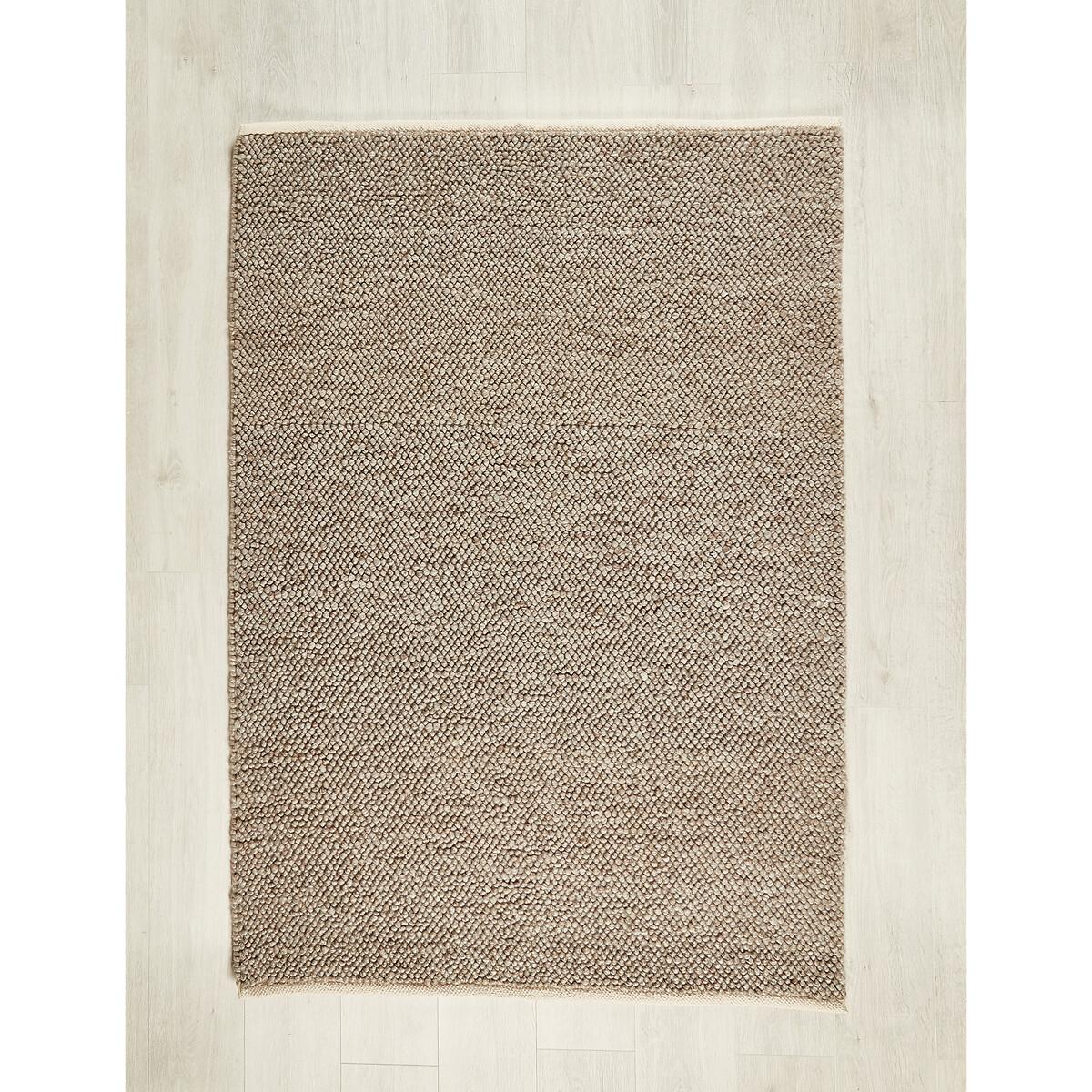 Knotted Woven Natural Rug – image 2