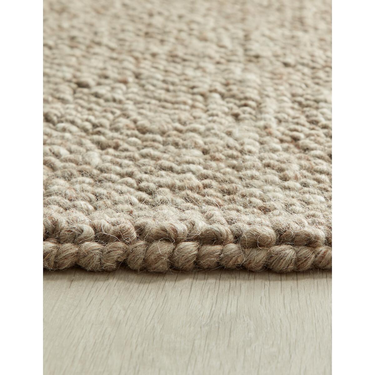 Knotted Woven Natural Rug – image 4