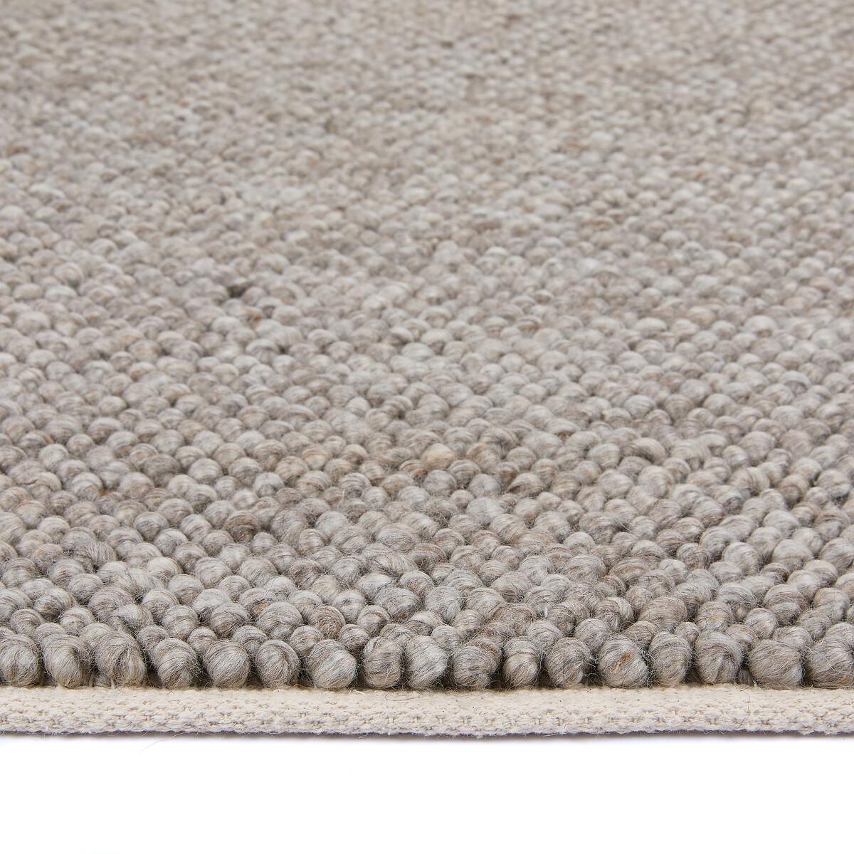 Knotted Woven Natural Rug – image 8