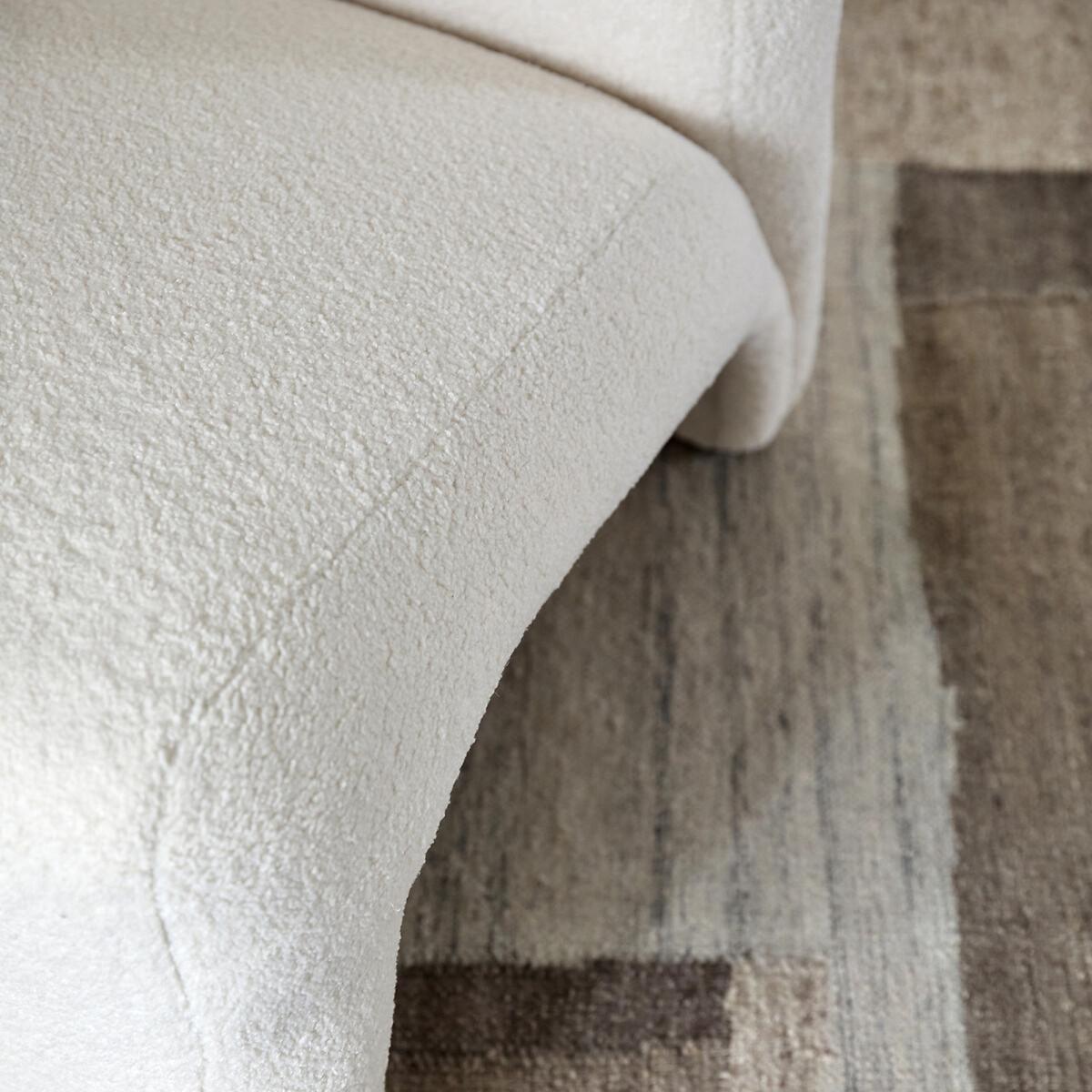 Namili Fringed Abstract Wool and Cotton Rug – image 5
