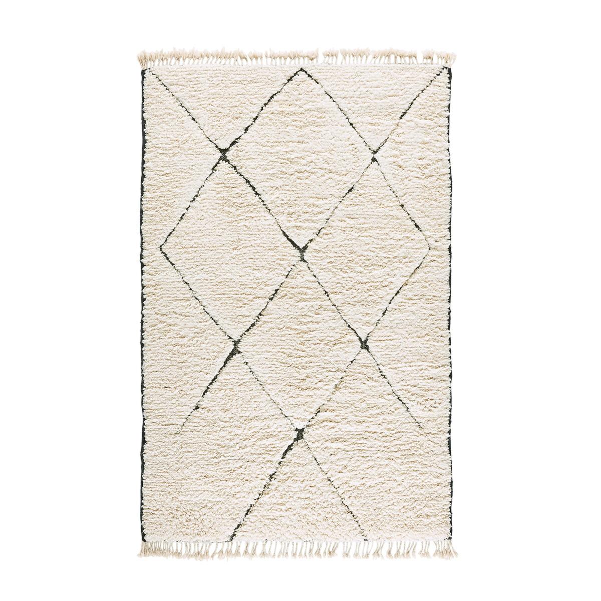 Atlama Beni Ouarain 100% Wool Berber Rug – image 2
