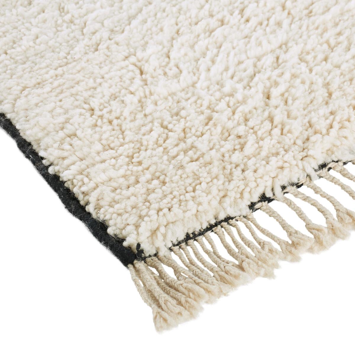 Atlama Beni Ouarain 100% Wool Berber Rug – image 3