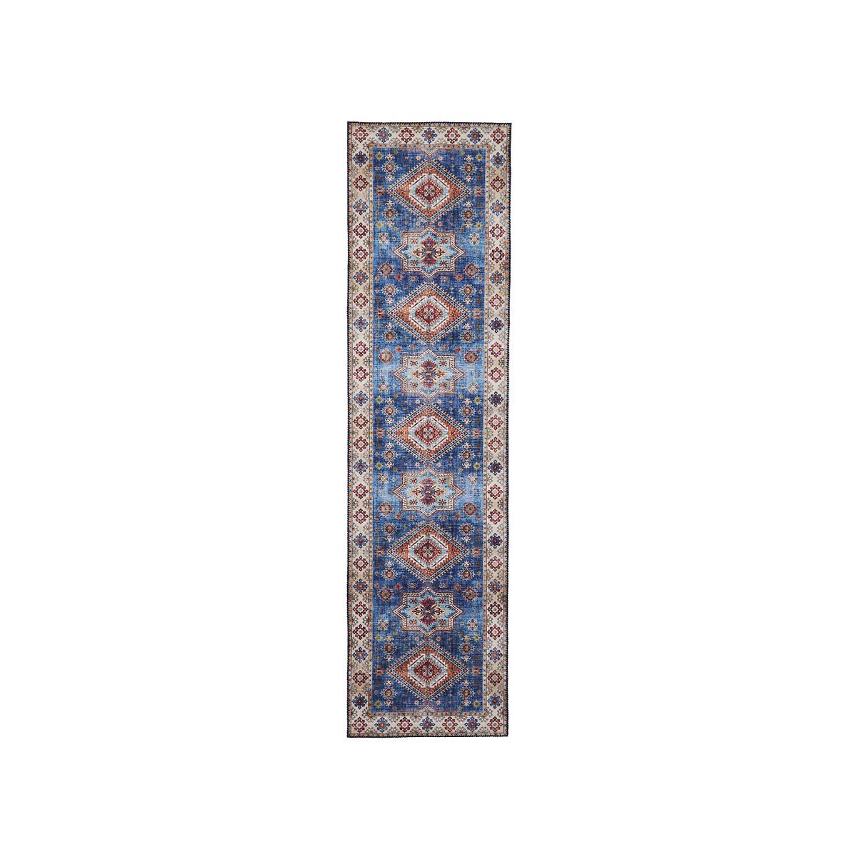 Colourful Traditional Style Runner Rug - 225x60cm – image 2