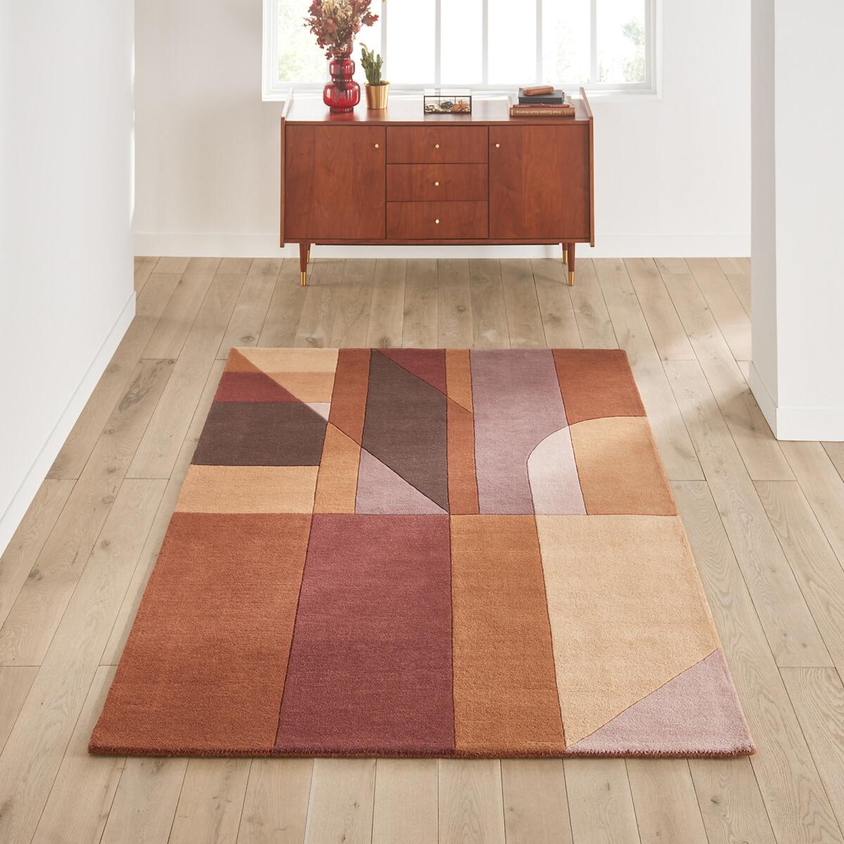 Imzi Graphic 100% Wool Rug – image 1