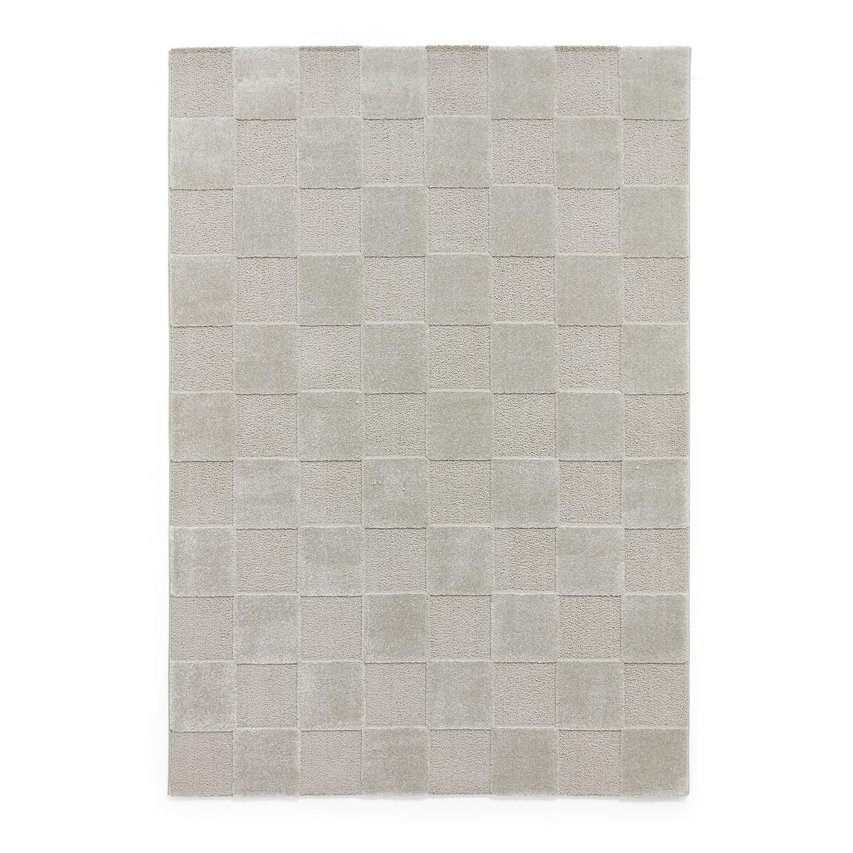 Modern Geometric Checkerboard Rug – image 3