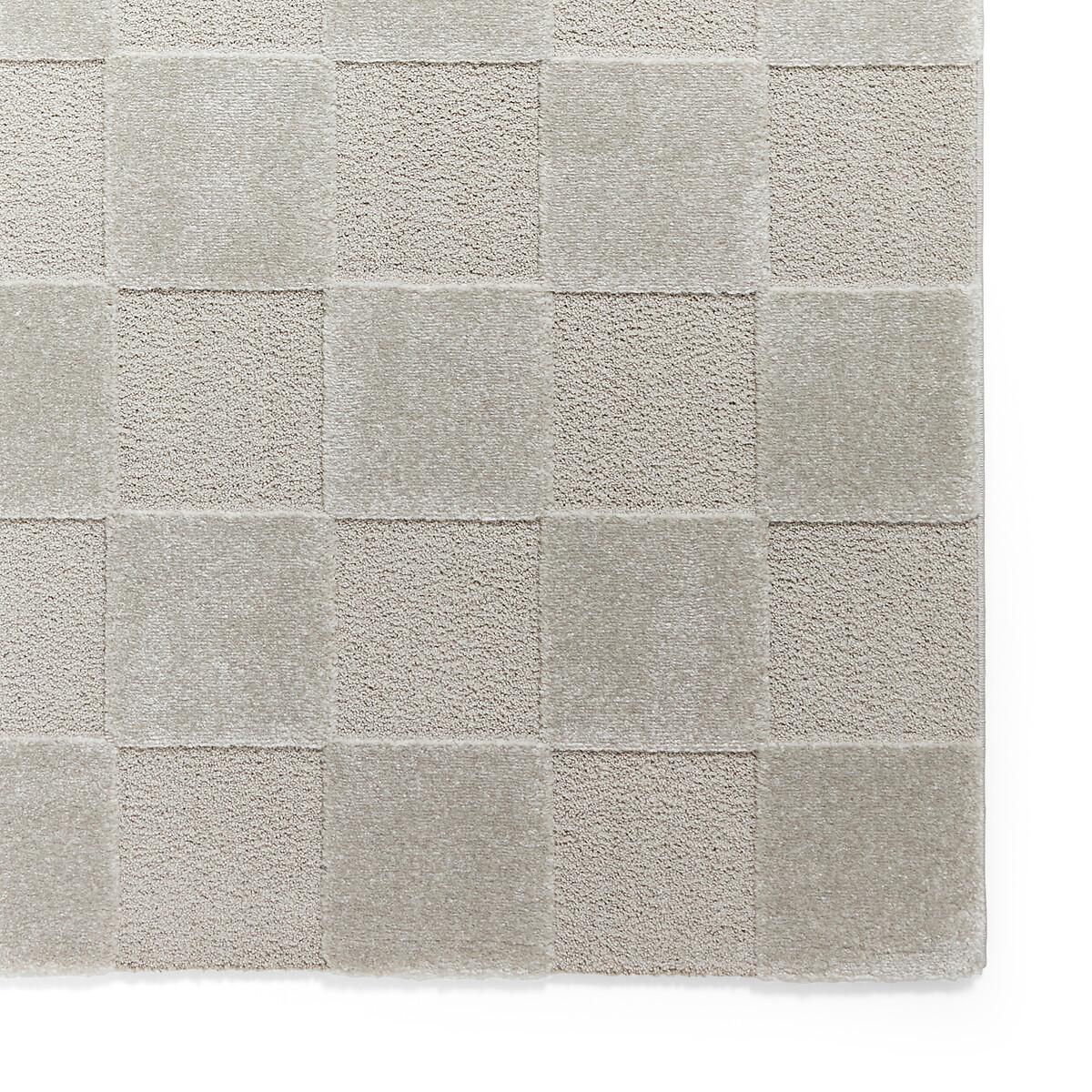Modern Geometric Checkerboard Rug – image 5