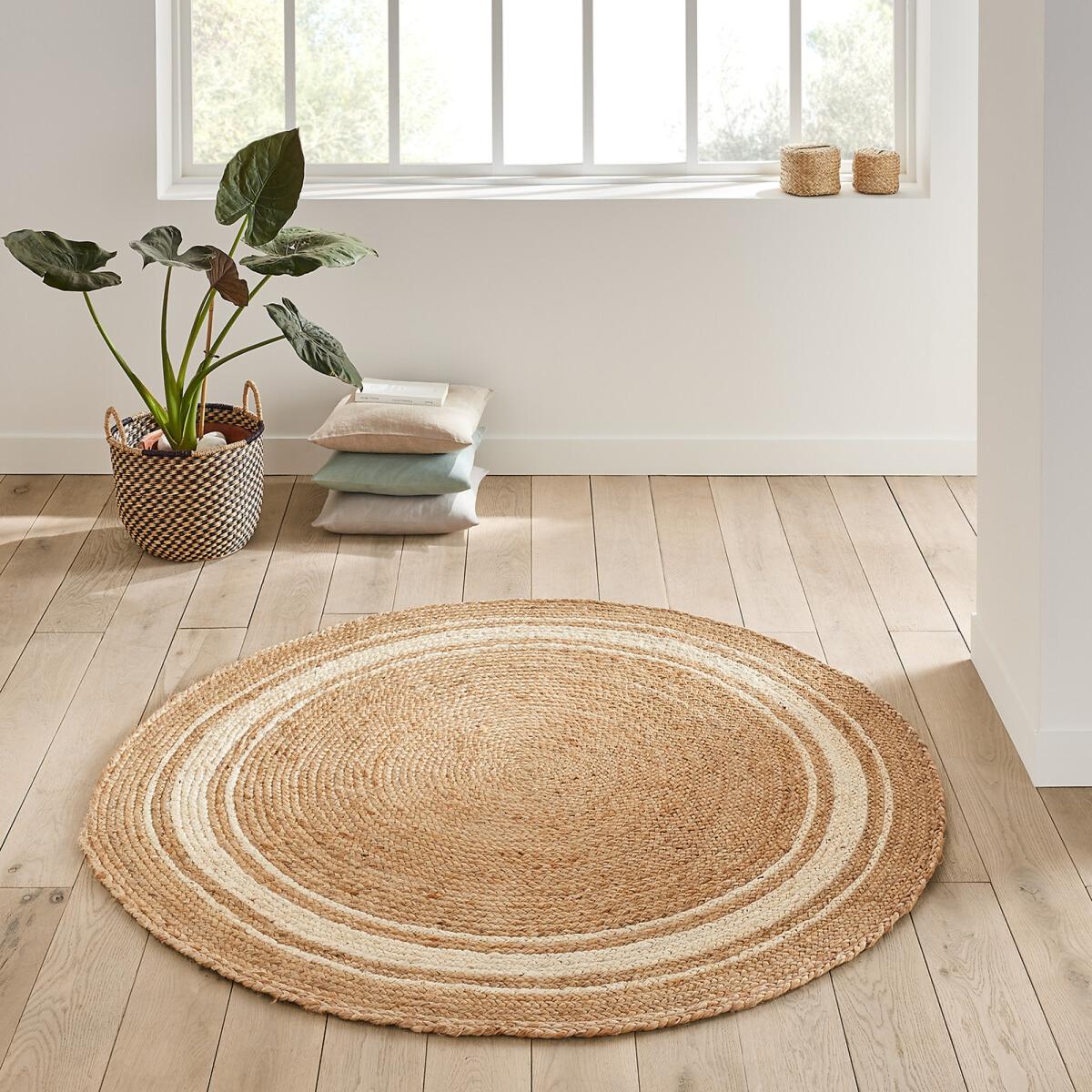 Aftas Round 100% Jute Rug – image 1