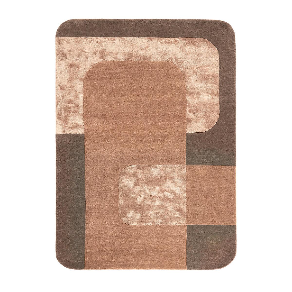Bolda Vintage 70's Wool and Lyocell Rug – image 2