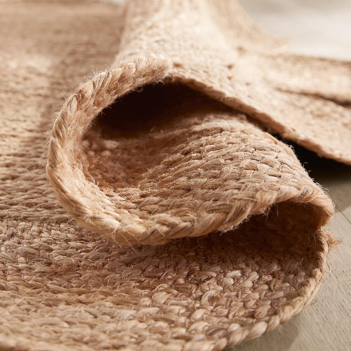 Hempy Round 120cm Diameter Hand Woven 100% Jute Rug – image 4