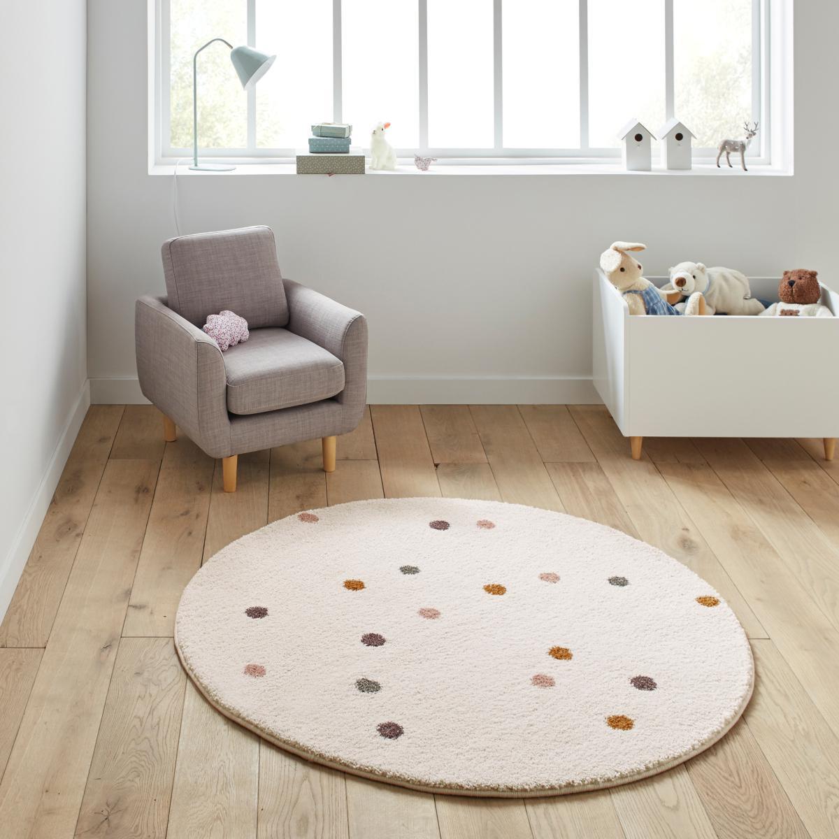 Khella Round Spotty Rug – image 3