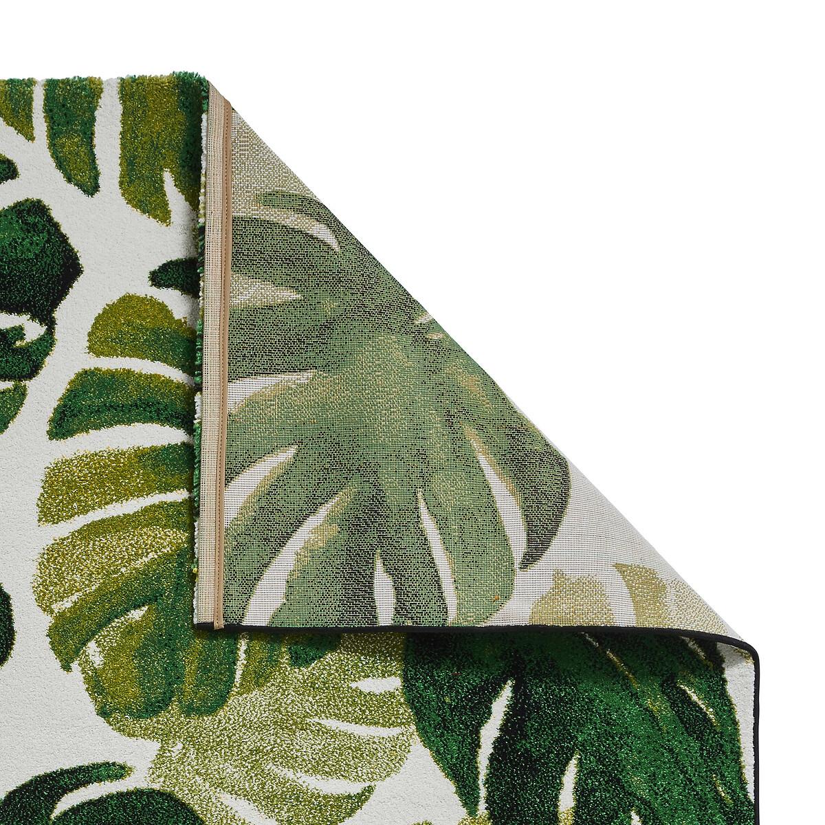 Tropical Monstera Leaf Print Rug – image 3