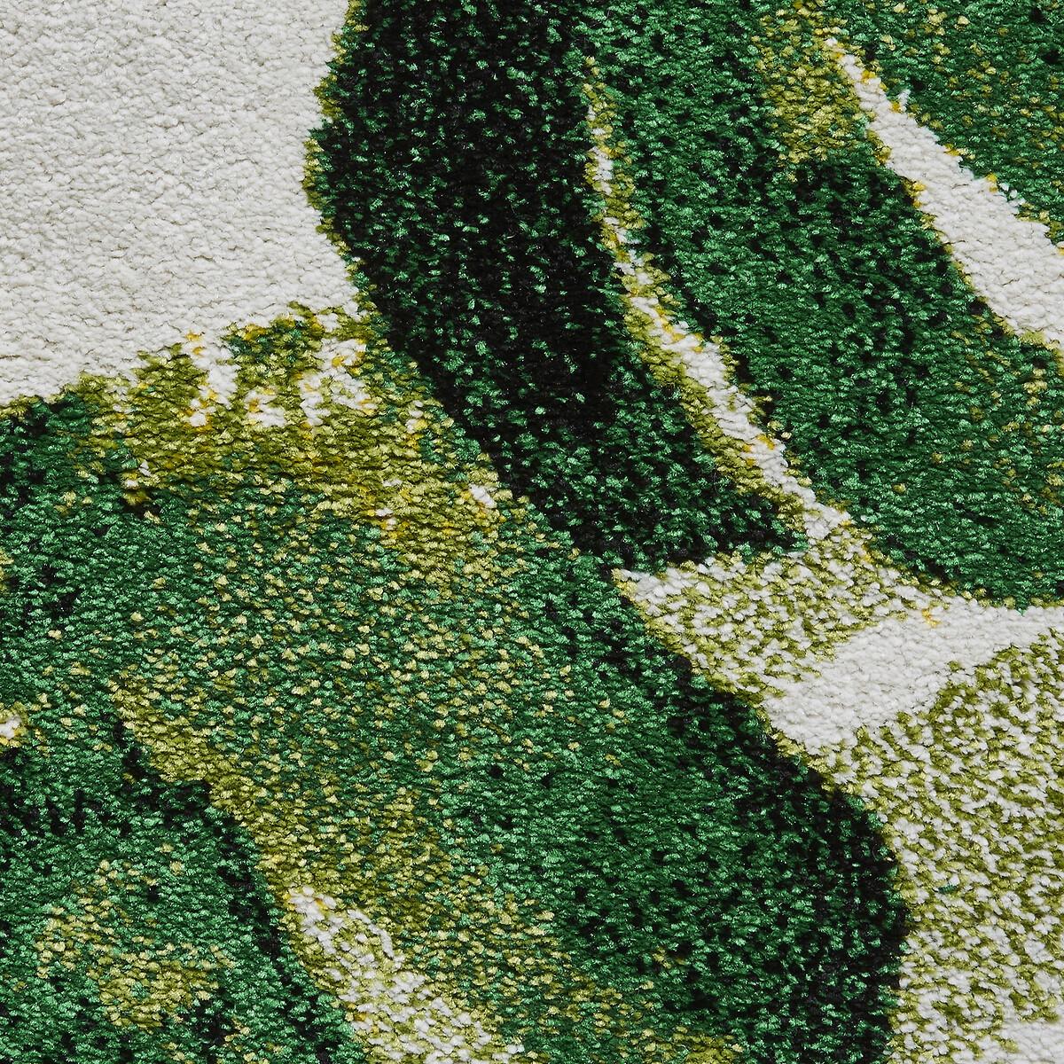 Tropical Monstera Leaf Print Rug – image 7