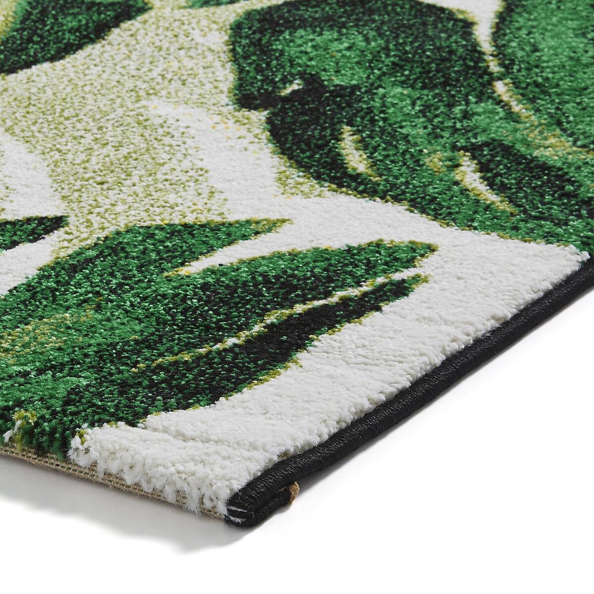 Tropical Monstera Leaf Print Rug – image 8