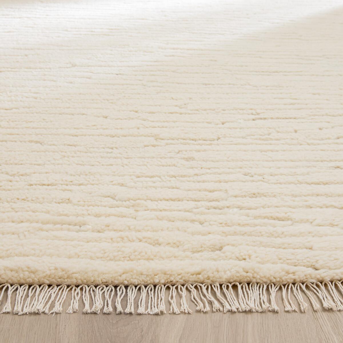 Legnaa Fringed Hand Knotted Wool Rug – image 2
