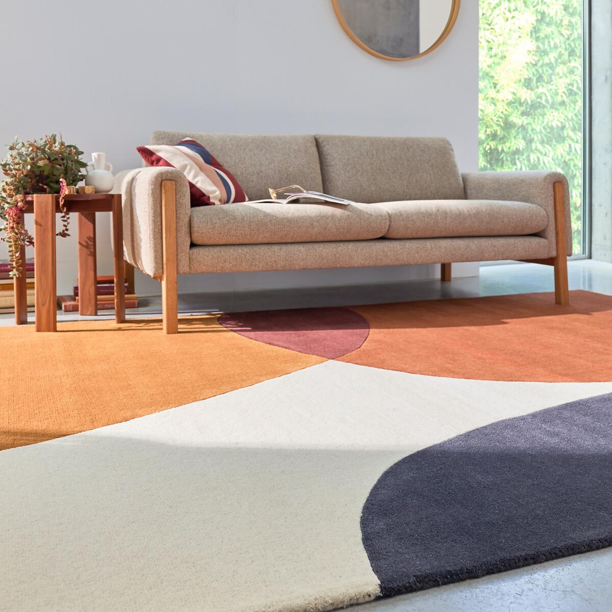 Les Signatures - Urbana Graphic Colourful Wool Rug – image 6