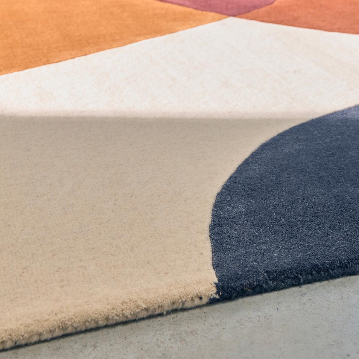 Les Signatures - Urbana Graphic Colourful Wool Rug – image 9