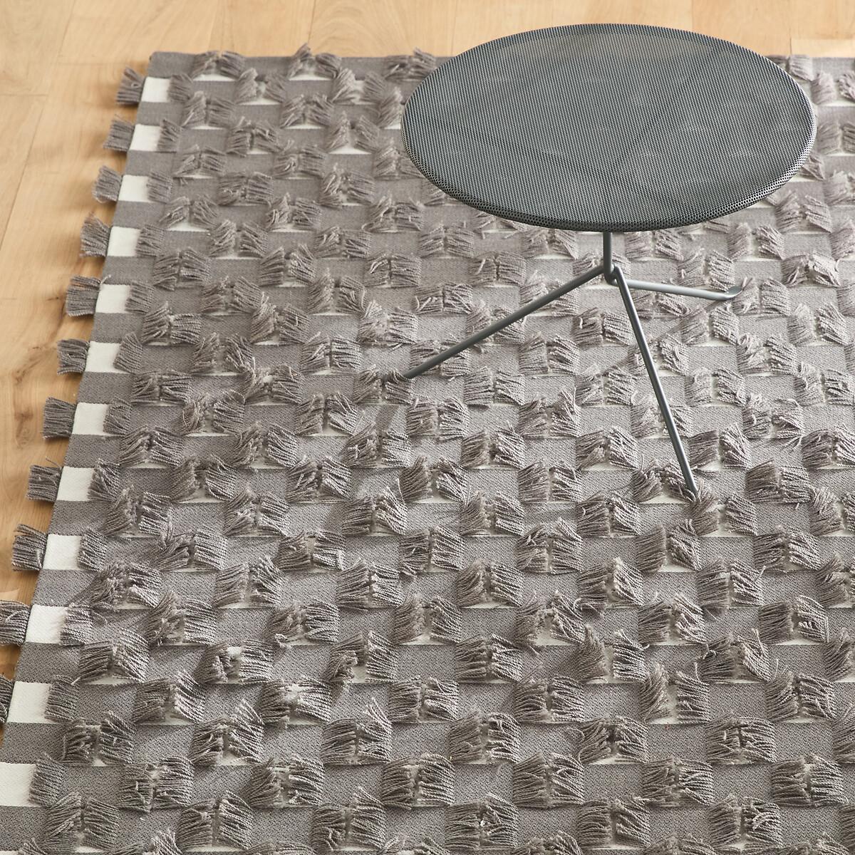 Fringe Hand-Stitched Rug in Recycled Polyester – image 3