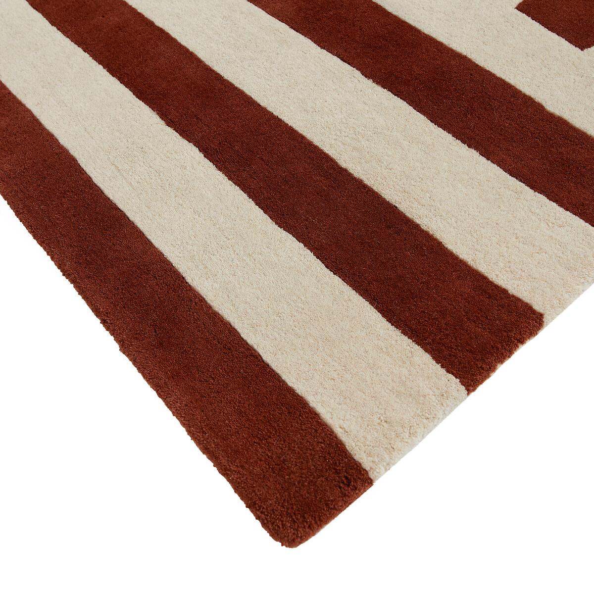 Elsie Striped 100% Wool Rug – image 2
