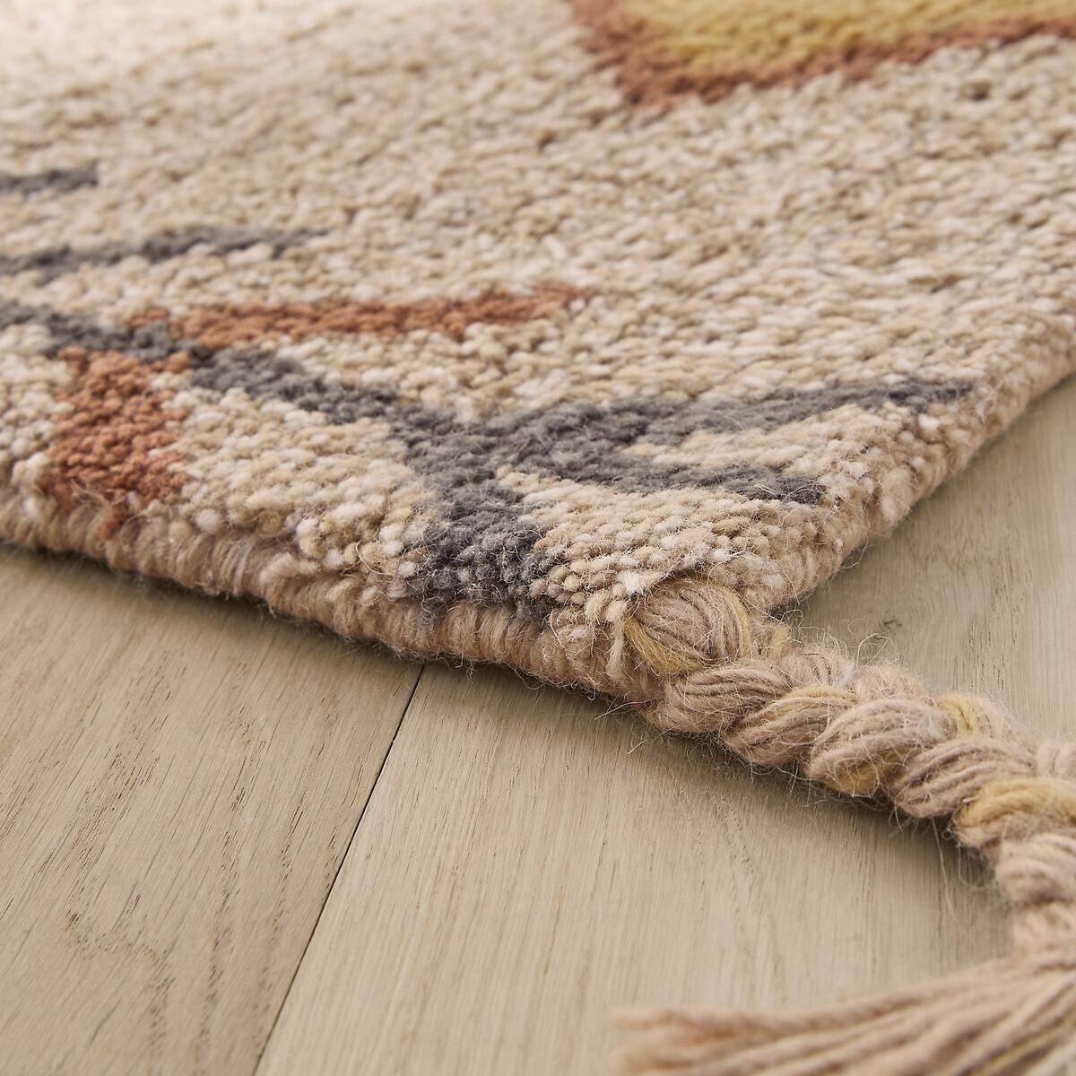 Mirjana Hand-Knotted 100% Thick Wool Bedside Rug – image 3