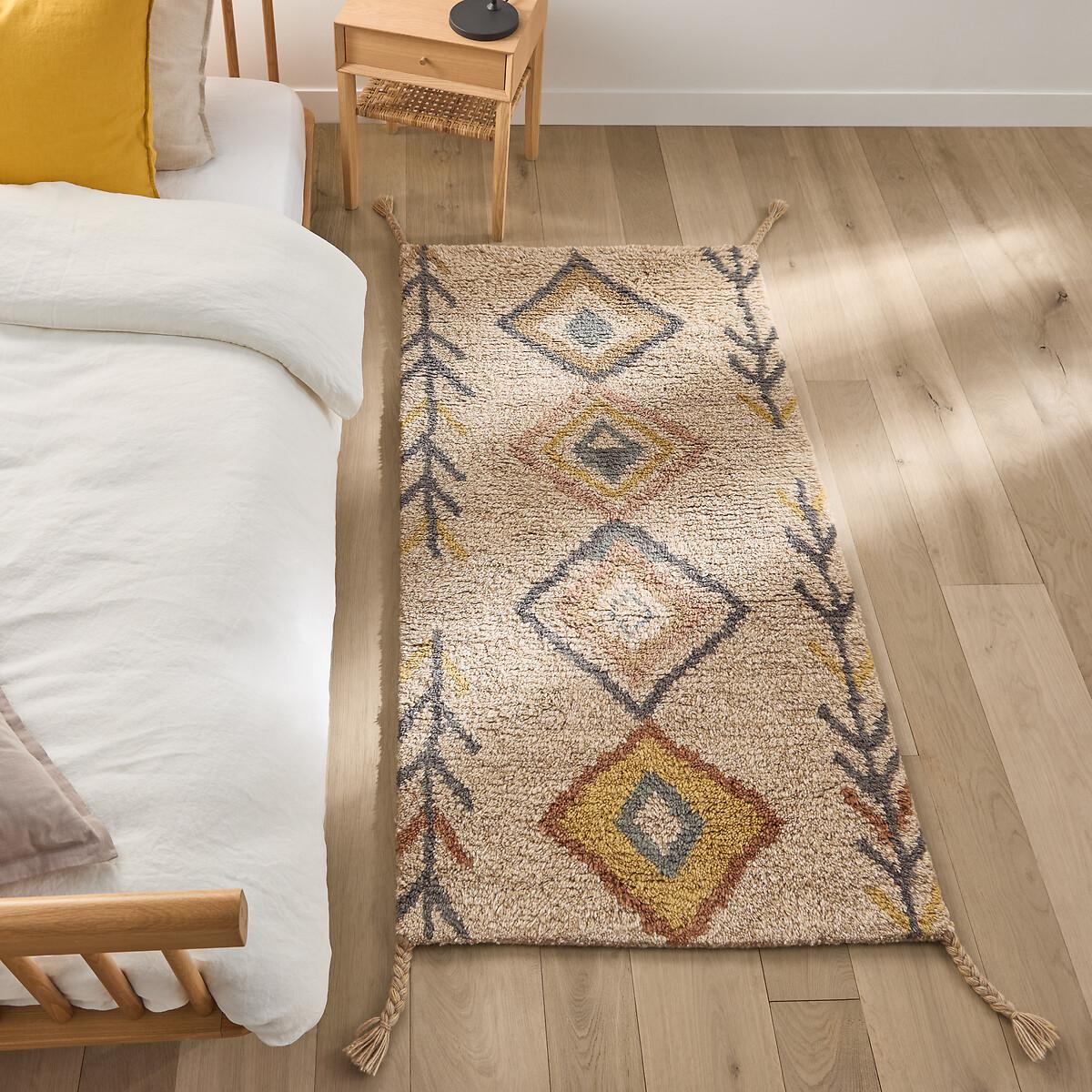 Mirjana Hand-Knotted 100% Thick Wool Bedside Rug – image 1