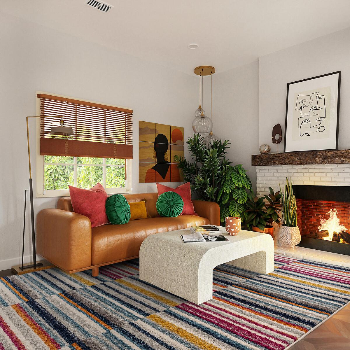 Stripe Flatweave Rug – image 1