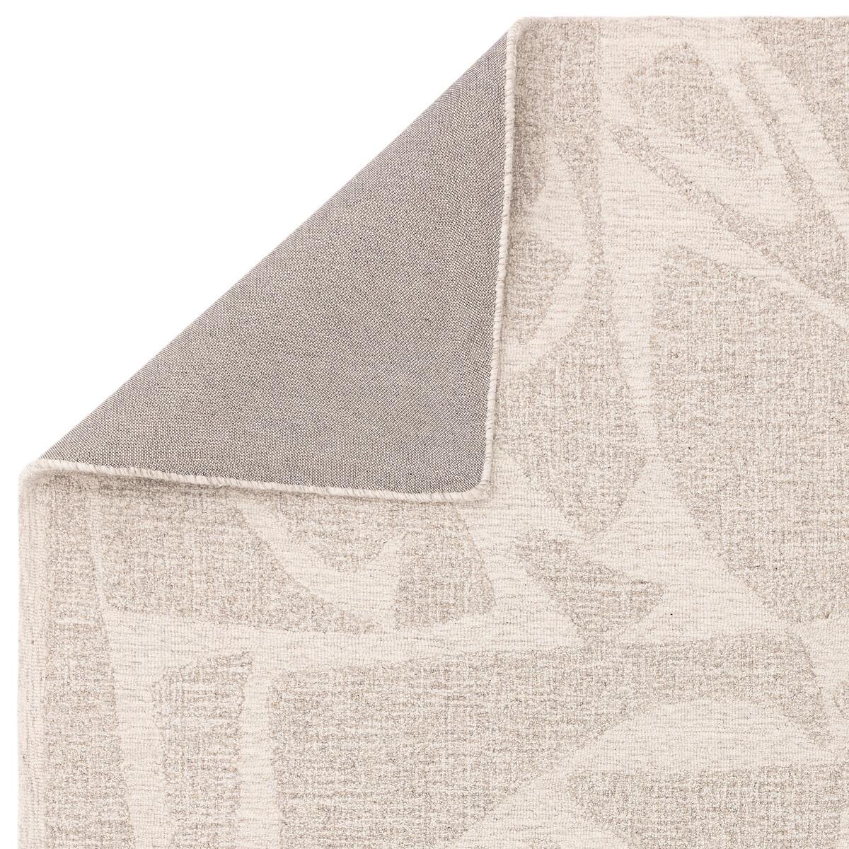 Contrast Dyed Abstract Pattern Rug in 100% Wool – image 5