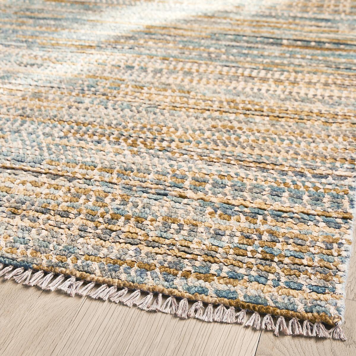 Sarini Knotted Wool and Sari Silk Rug – image 4