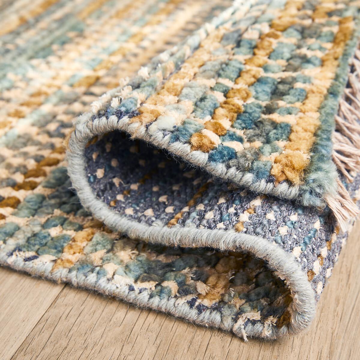 Sarini Knotted Wool and Sari Silk Rug – image 5