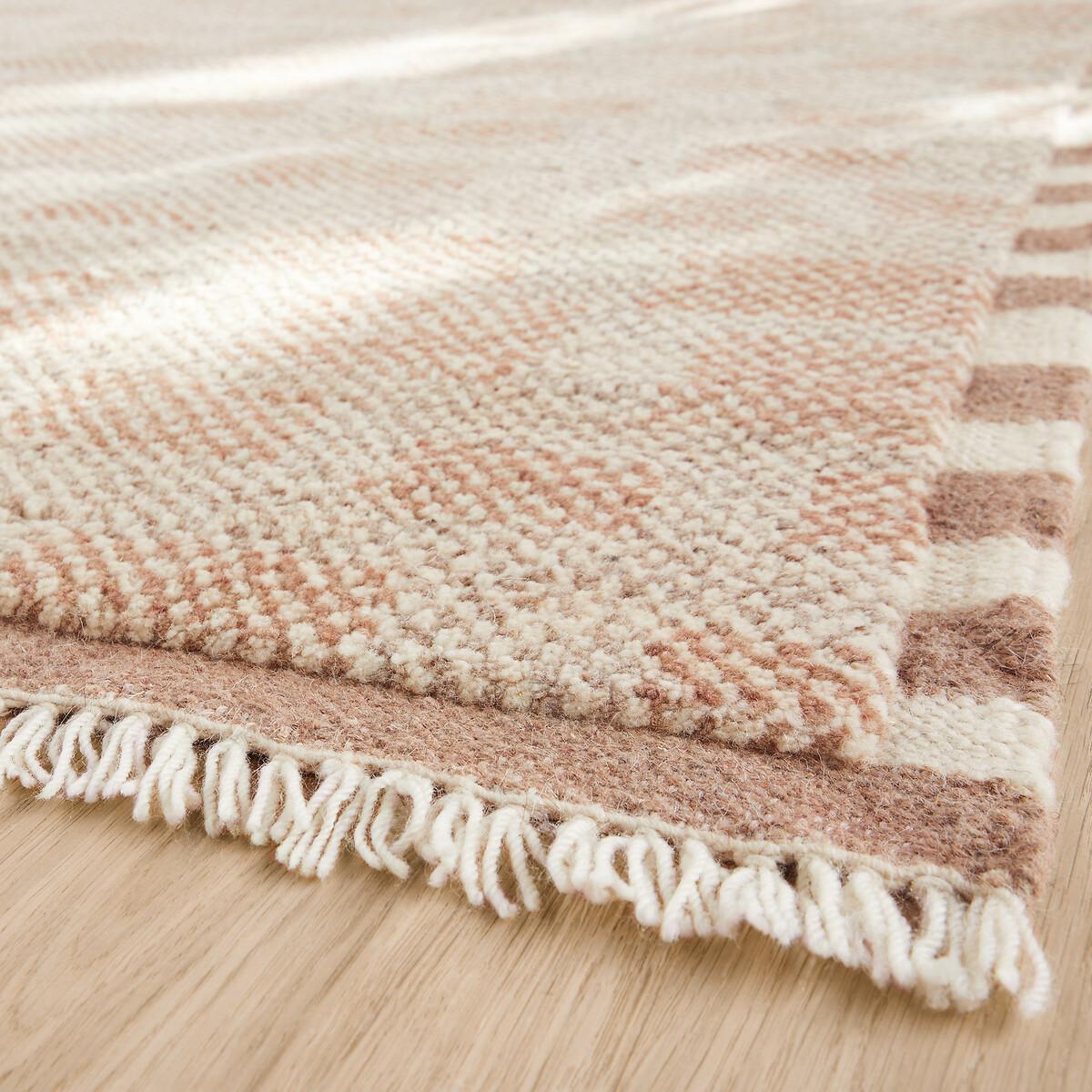 Dalmia Checkerboard Wool & Cotton Hand-Knotted Rug – image 3