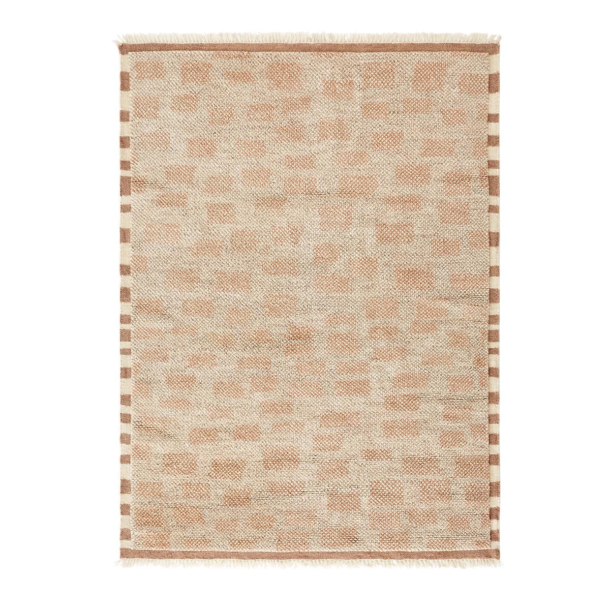 Dalmia Checkerboard Wool & Cotton Hand-Knotted Rug – image 5