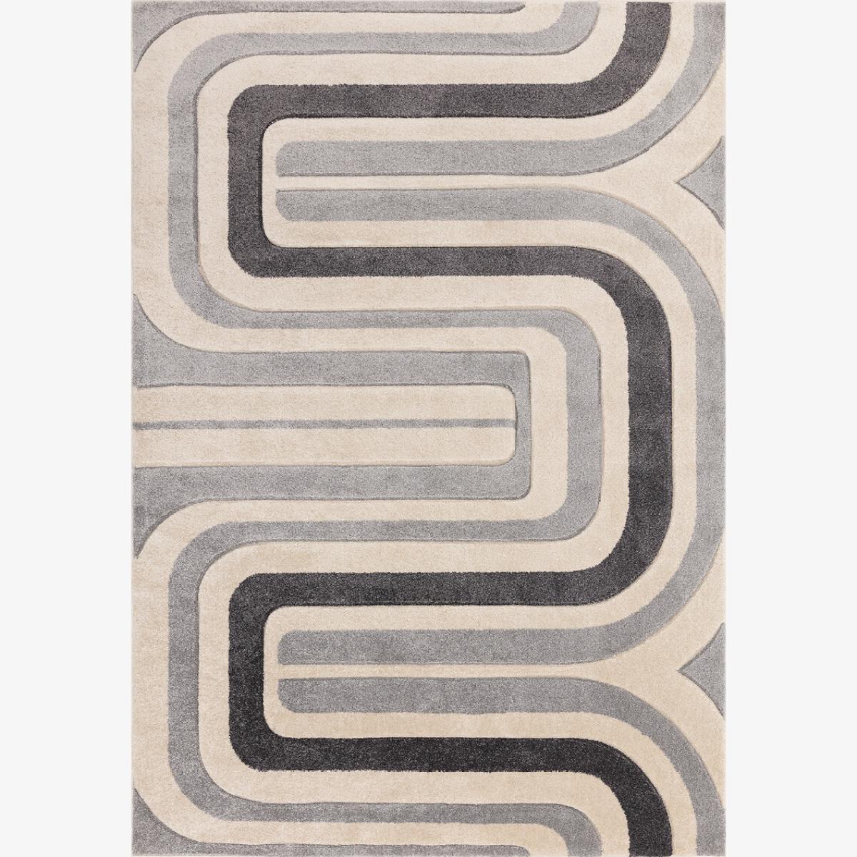 Contour Abstract Pattern Rug – image 1