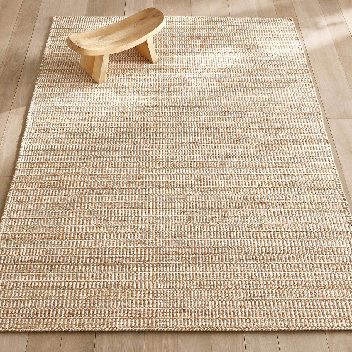 Ruleto Hand Woven Jute & Wool Rug – image 1