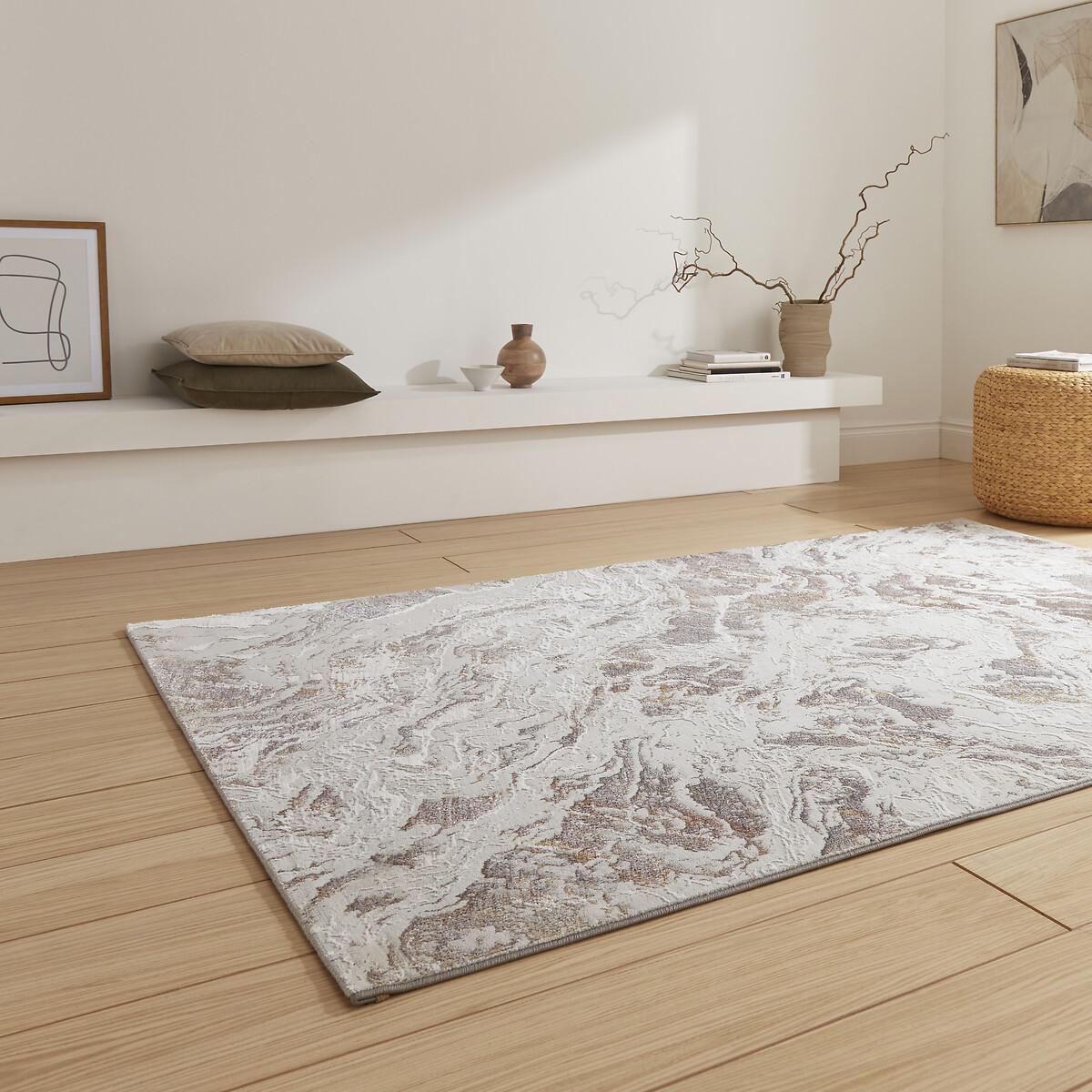 Modern Textured Marble Rug – image 8