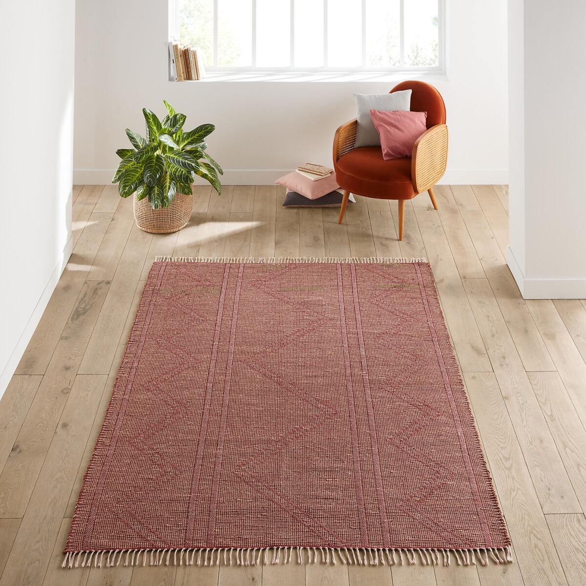 Joan Recycled Plant Fibre Flat Woven Rug – image 4