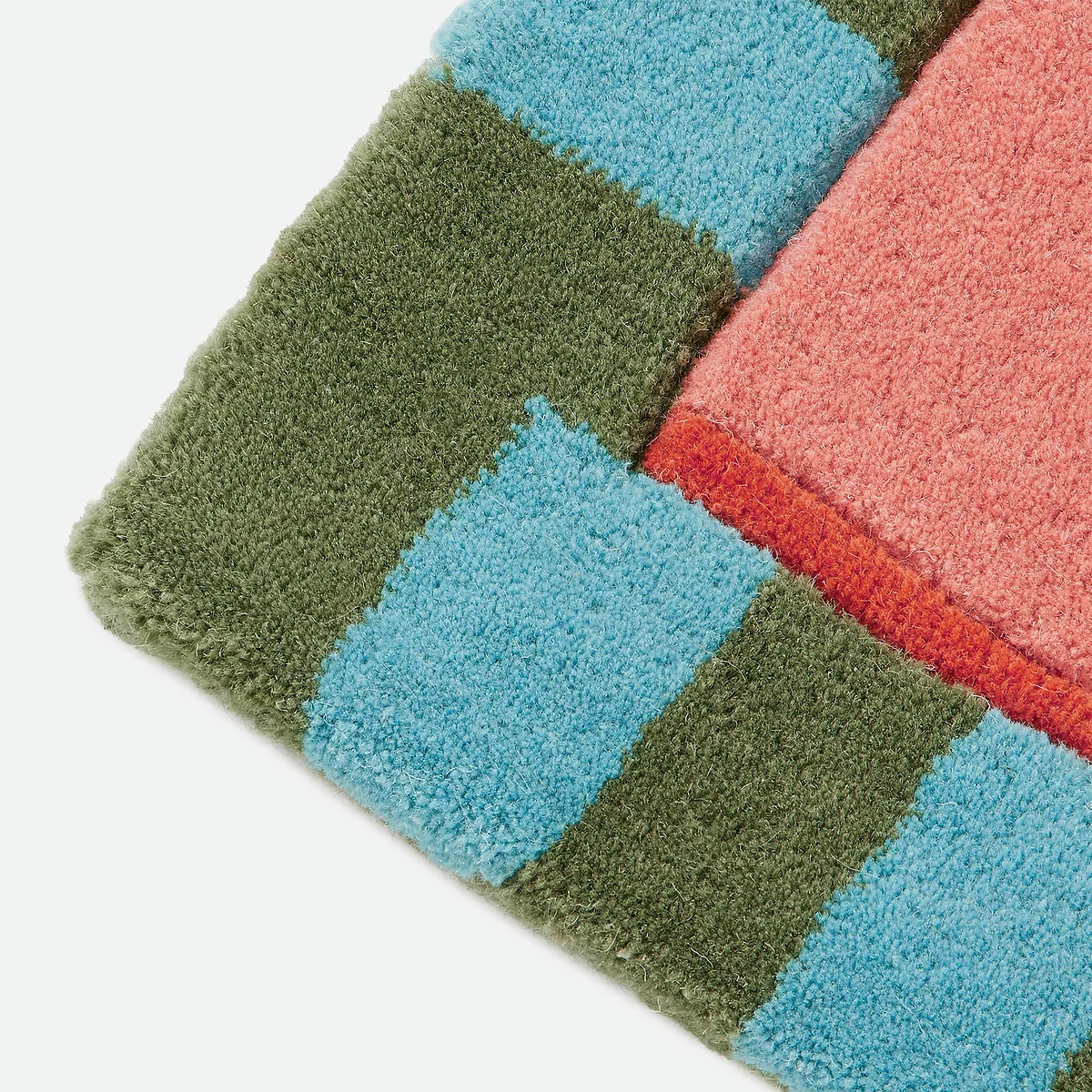 Lomasi Striped Print Wool Rug – image 5