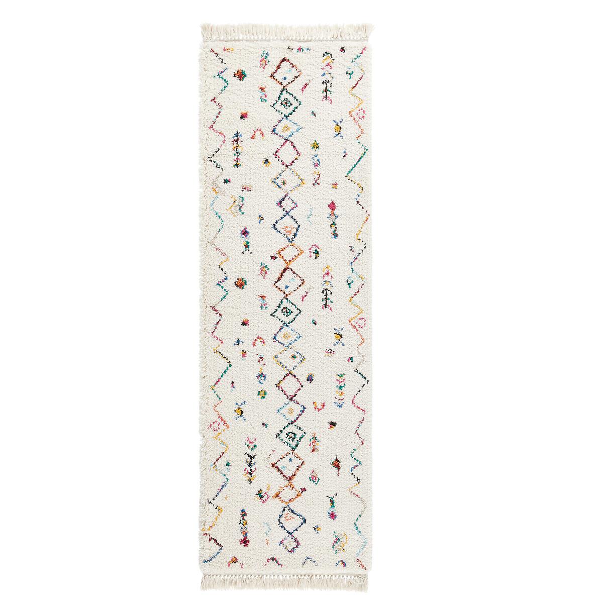Miro Colourful Berber Style Corridor Runner Rug – image 2