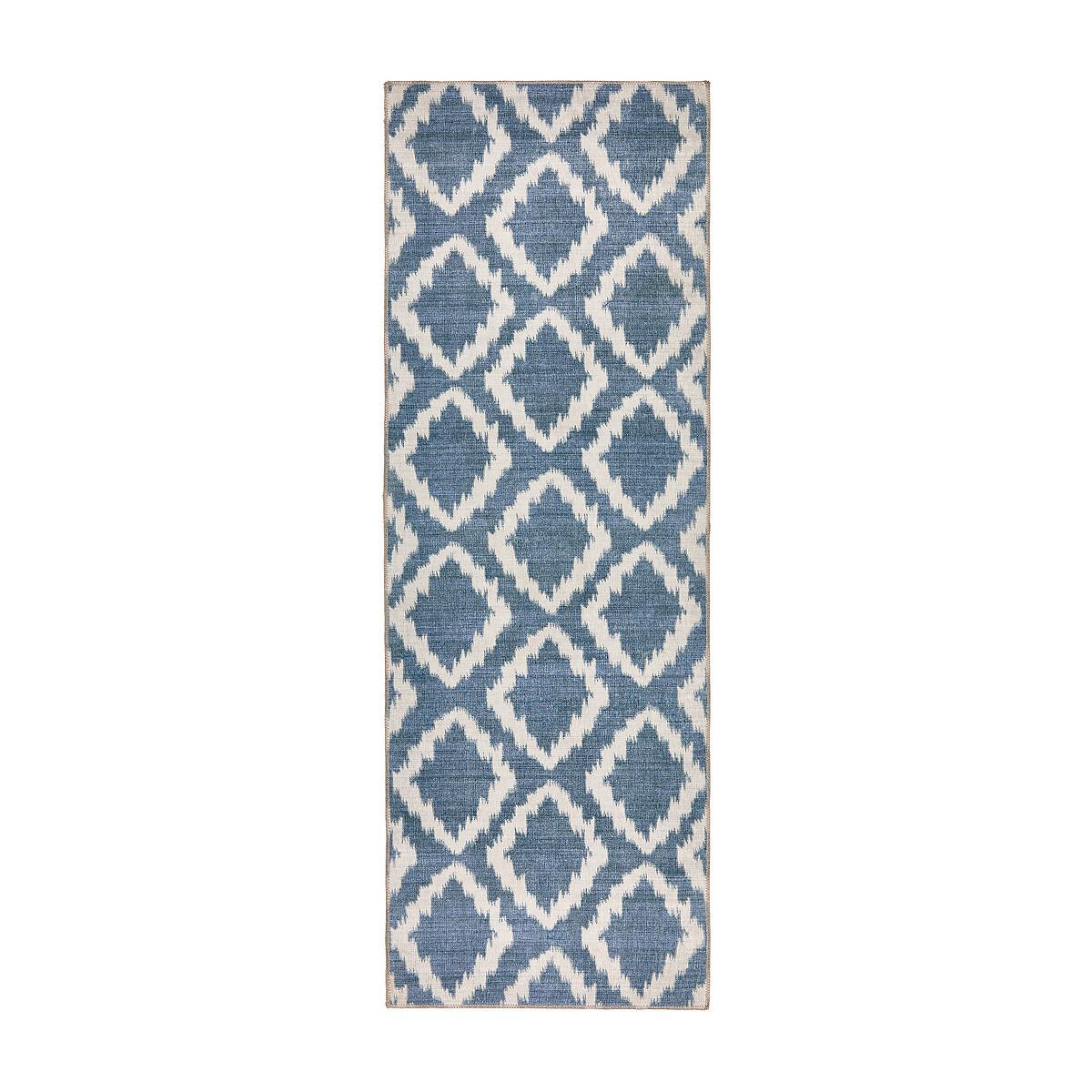 Diamond Pattern Machine Washable Runner Rug – image 2