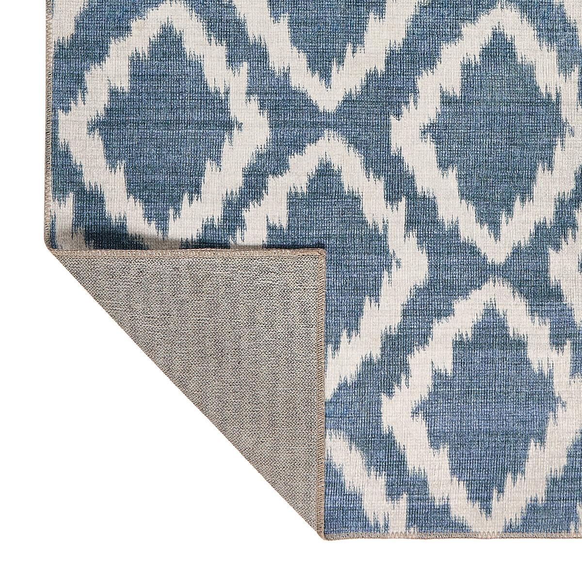 Diamond Pattern Machine Washable Runner Rug – image 3