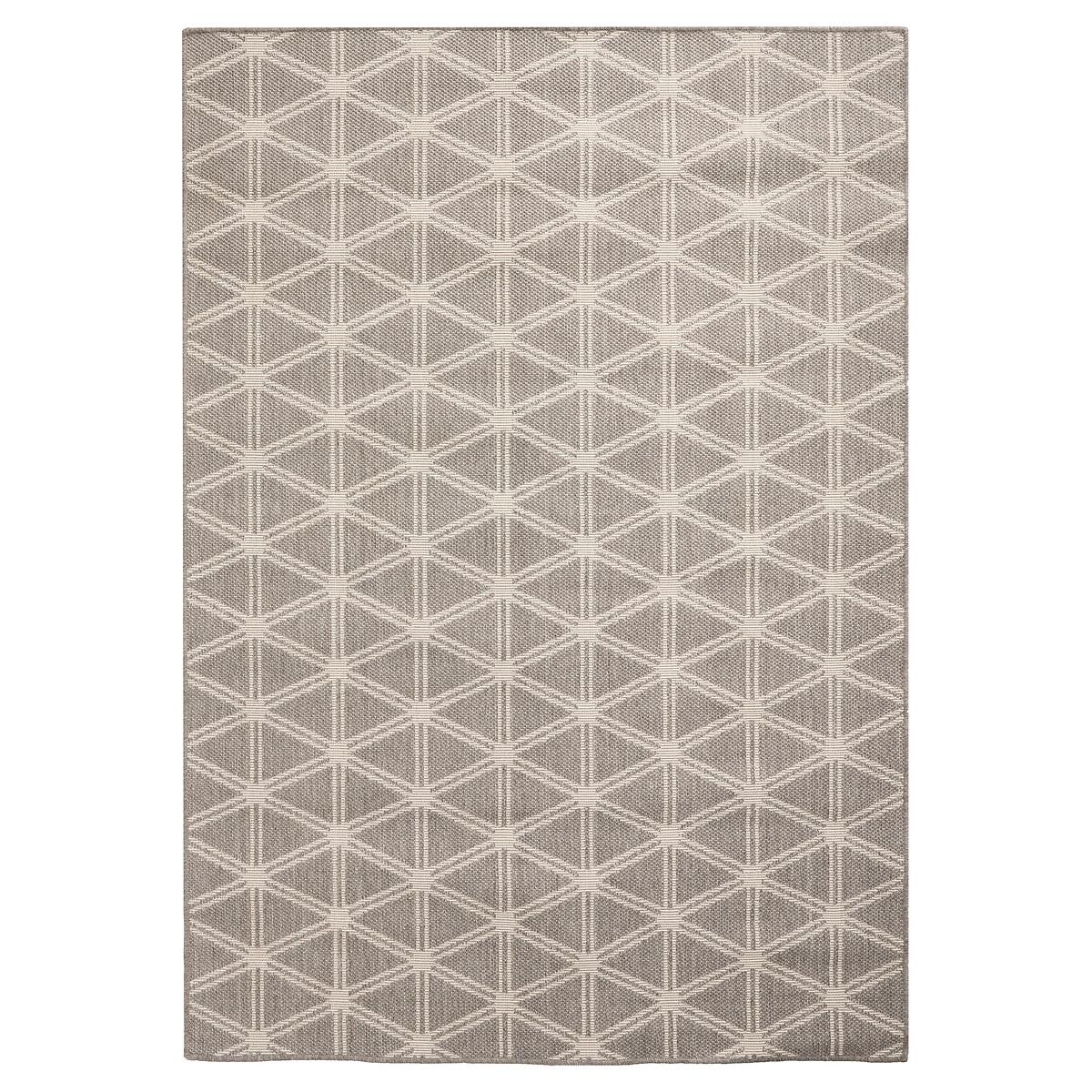 Monochrome Geometric Design Indoor/Outdoor Rug – image 2