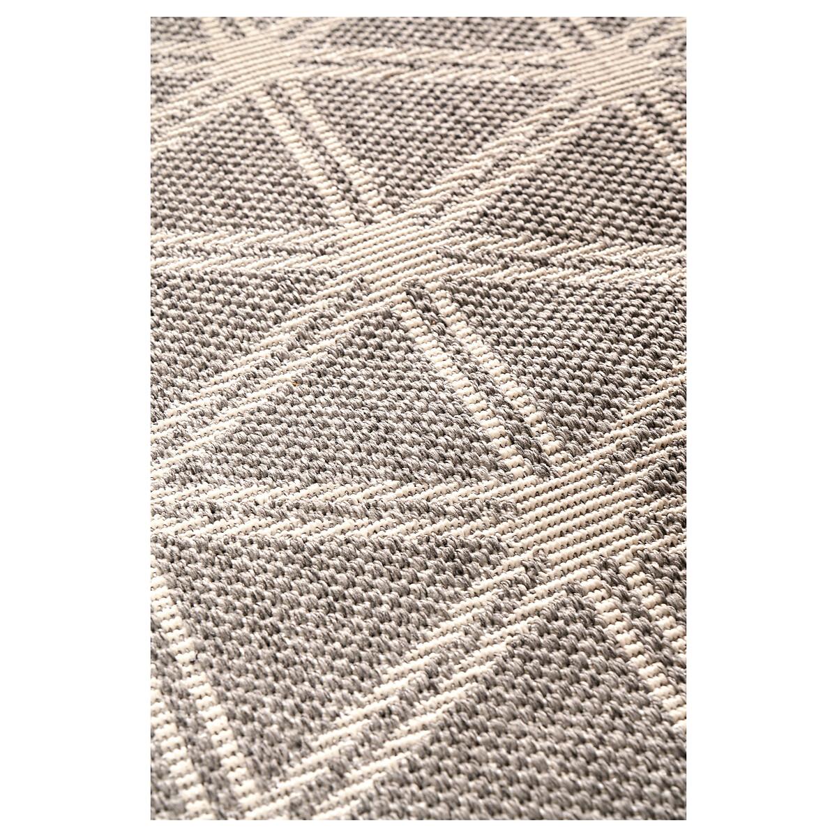 Monochrome Geometric Design Indoor/Outdoor Rug – image 3