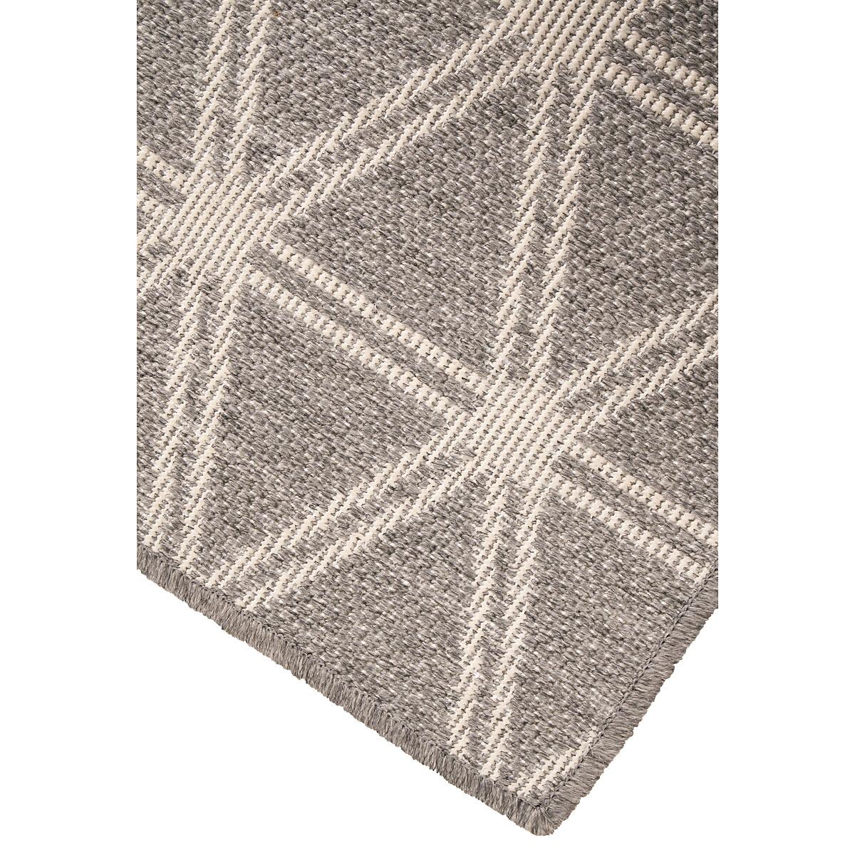 Monochrome Geometric Design Indoor/Outdoor Rug – image 4