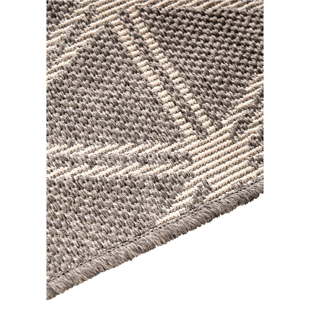 Monochrome Geometric Design Indoor/Outdoor Rug – image 5