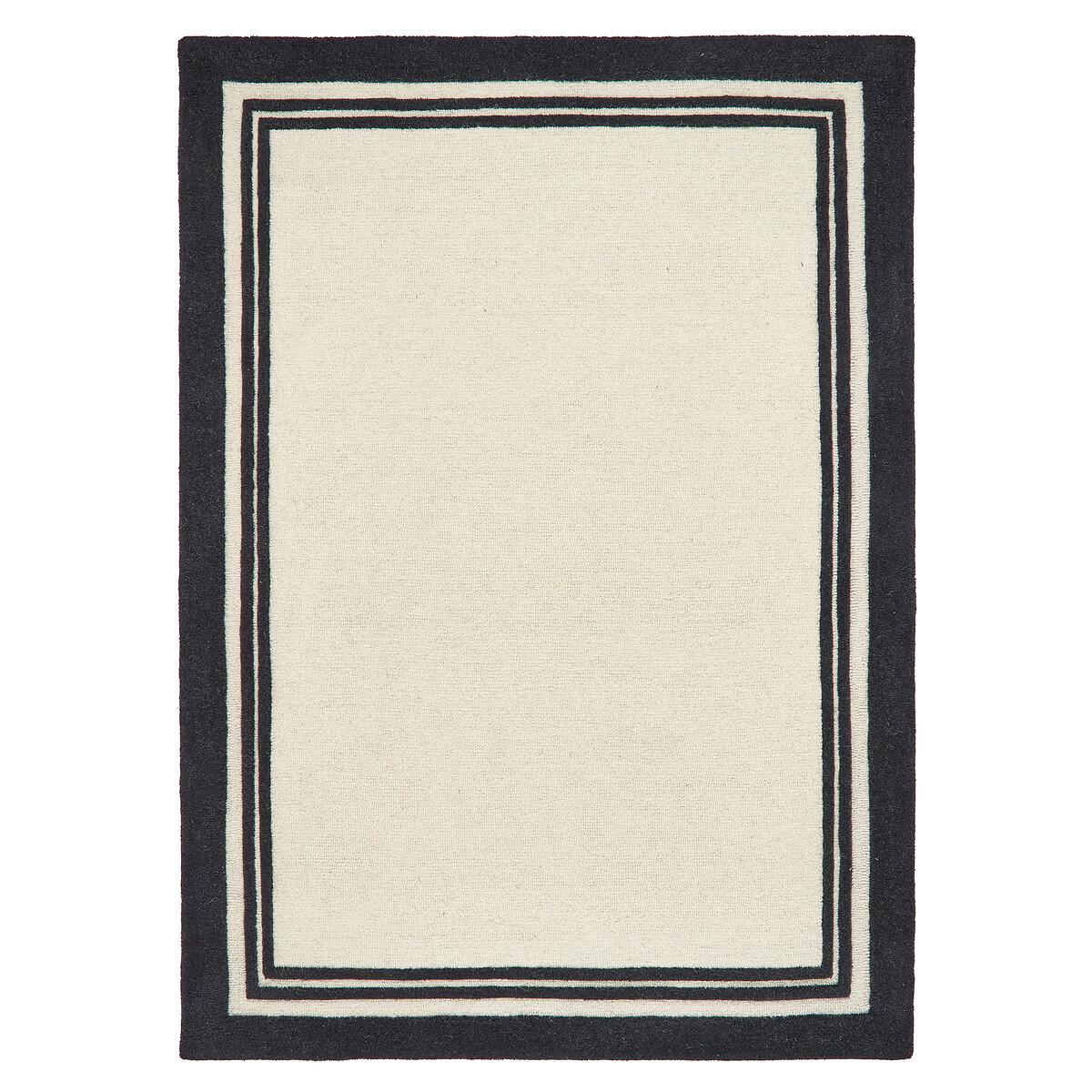 Monochrome Double Border Rug in 100% Wool – image 2