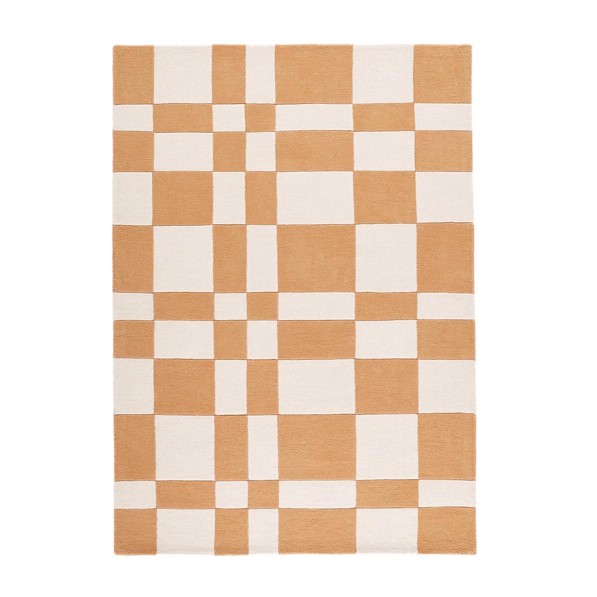 Linuty Checked Wool Rug – image 2
