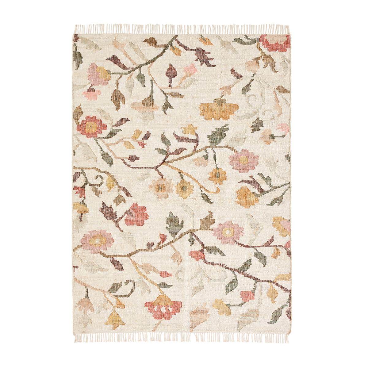 Flotissy Embroidered Kilim Jute Rug – image 2