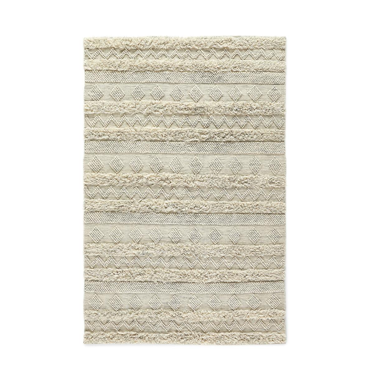 Bellika Striped Textured Wool Mix Rug – image 5