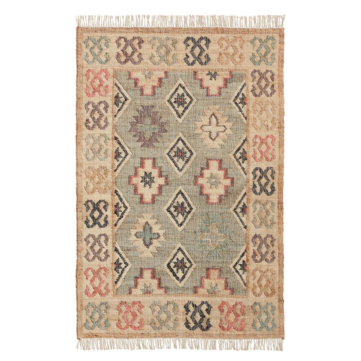 Kaliny Jute and Cotton Distressed Kilim Rug – image 2